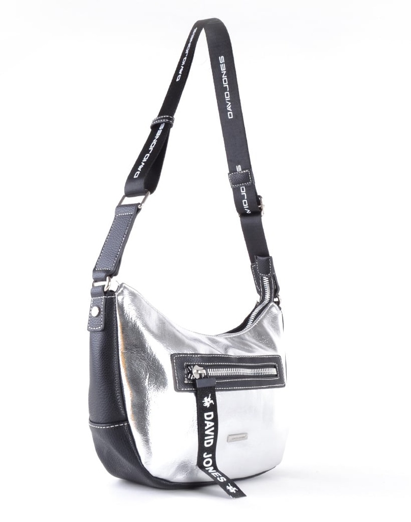 Kunstlederen schoudertas | metallic | 10143