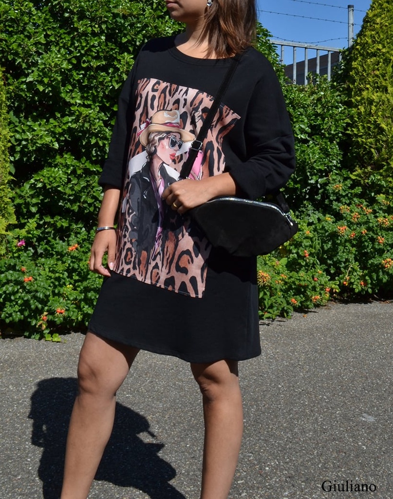 Jurk | 61070 telefoon Zwart